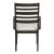 Victoria Wood/Fabric Arm Chair