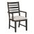 Victoria Wood/Fabric Arm Chair