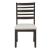 Victoria Wood/Fabric Side Chair