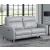 Derek Leatherette Power Living Room Set with USB Ports