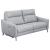 Derek Leatherette Power Sofa with USB Port