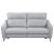 Derek Leatherette Power Sofa with USB Port