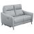 Derek Leatherette Power Loveseat with USB Port