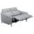 Derek Leatherette Power Loveseat with USB Port