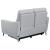 Derek Leatherette Power Living Room Set with USB Ports