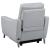 Derek Leatherette Power Recliner with USB Port