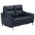 Derek Leatherette Power Loveseat with USB Port