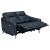 Derek Leatherette Power Loveseat with USB Port