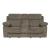 Myleene Velvet Upholstered Glider Loveseat with Console