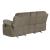 Myleene Velvet Upholstered Glider Loveseat with Console