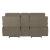 Myleene Velvet Upholstered Glider Loveseat with Console