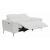 Largo Leather/PVC Power Loveseat