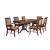Mahavira Wood Extendable Dining Room Set