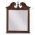 Hadleigh Rectangular Wood Vertical Pediment Mirror