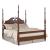 Hadleigh Rice Wood Carved Poster Bedroom Set