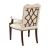 Hadleigh Fabric/Wood Arm Chair