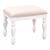 Summer House I Linen/Wood Vanity Stool