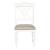 Summer House Linen/Wood Splat Back Side Chair