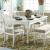 Summer House Linen/Wood Bench
