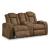 Wolfridge Polyester/PU Power Reclining Loveseat