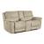 Next-Gen Gaucho Faux Nubuck Leather Power Reclining Loveseat with Console & Adjustable Headrests