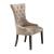 Gerardo Marble/Wood Trestle Dining Set