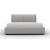 Dolly Voss/Boucle Fabric/Wood Platform Bed, Queen Size