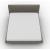 Fluff Boucle Fabric/Wood Platform Bed, King Size