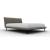 Fluff Boucle Fabric/Wood Platform Bed, Queen Size