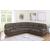 Variel 6-piece Faux Suede Modular Motion Sectional Sofa