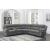 Bahrain 6-piece Chenille Fabric Motion L-Shape Sectional Sofa