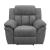 Bahrain Chenille Manual Glider Recliner