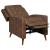 Davidson Fabric Tufted Push Back Recliner