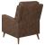Davidson Fabric Tufted Push Back Recliner