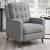 Davidson Fabric Tufted Push Back Recliner