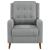 Davidson Fabric Tufted Push Back Recliner