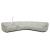 6095B Leather Sectional Sofa