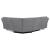 David 3-piece Fabric Motion Sectional with Pillow Arms