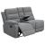David 3-piece Fabric Motion Sectional with Pillow Arms