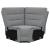 David 3-piece Fabric Motion Sectional with Pillow Arms