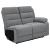 David 3-piece Fabric Motion Sectional with Pillow Arms