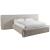 Lux Fabric Platform Bed, King Size