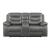 Flamenco Tufted Leatherette Power Loveseat with Console