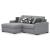 Bealton Fabric 2-Piece Sectional Sofa w/Left Chaise