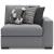 Bealton 3-Piece Fabric Sectional Sofa w/Right Arm Chaise Facing