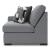 Bealton 4-Piece Fabric L-Shaped Sectional Sofa w/Right Chaise