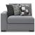 Bealton 5-Piece Fabric U-Shaped Sectional Sofa w/Right Chaise