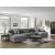 Bealton Fabric 4-Piece Sectional Sofa w/Double Chaise