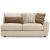 Seyler 3-Piece Fabric L-Shaped Sectional Sofa
