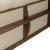 Americana Farmhouse Linen/Wood California King Size Sleigh Bed